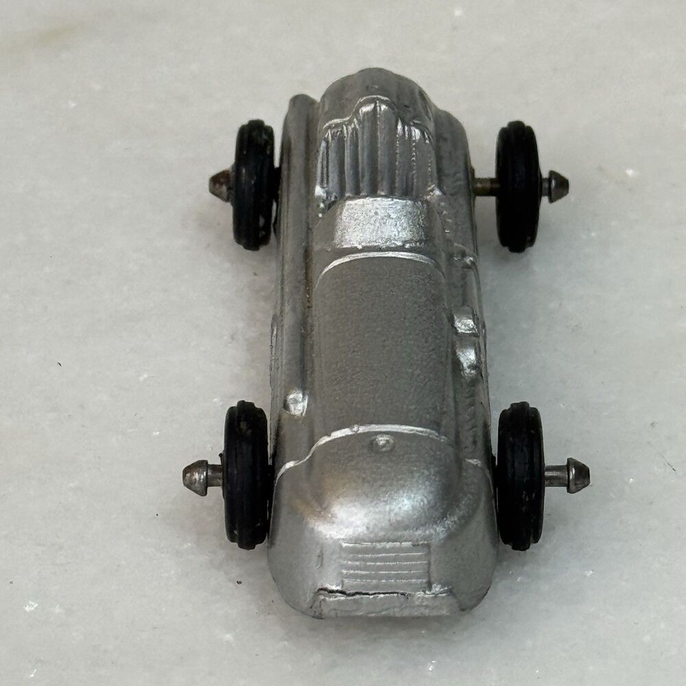 VINTAGE MIDGETOY 3" INDY RACER #7 RACE CAR SILVER ROCKFORD - Picture 4 of 10